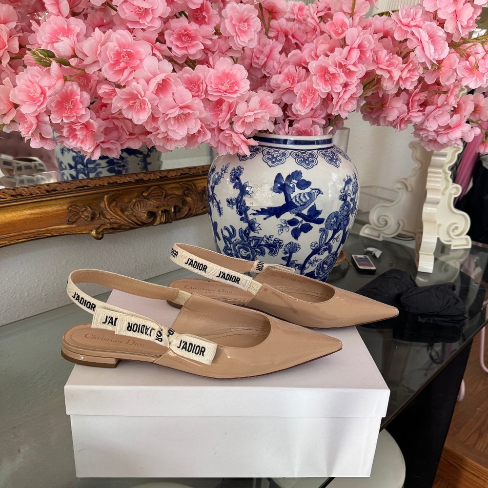 DIOR J'Adior Slingback Flats